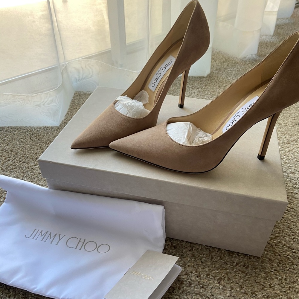 Jimmy Choo Love Suede Pumps